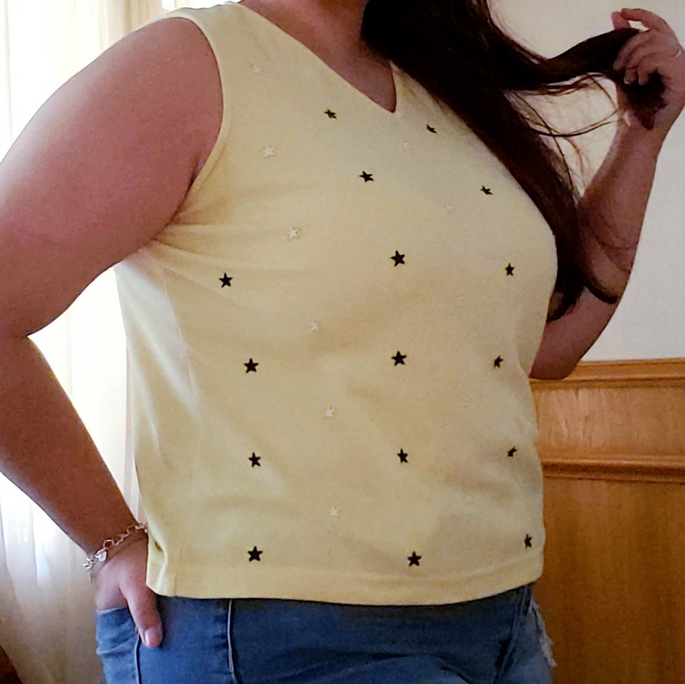 Vintage Yellow Stars Shirt